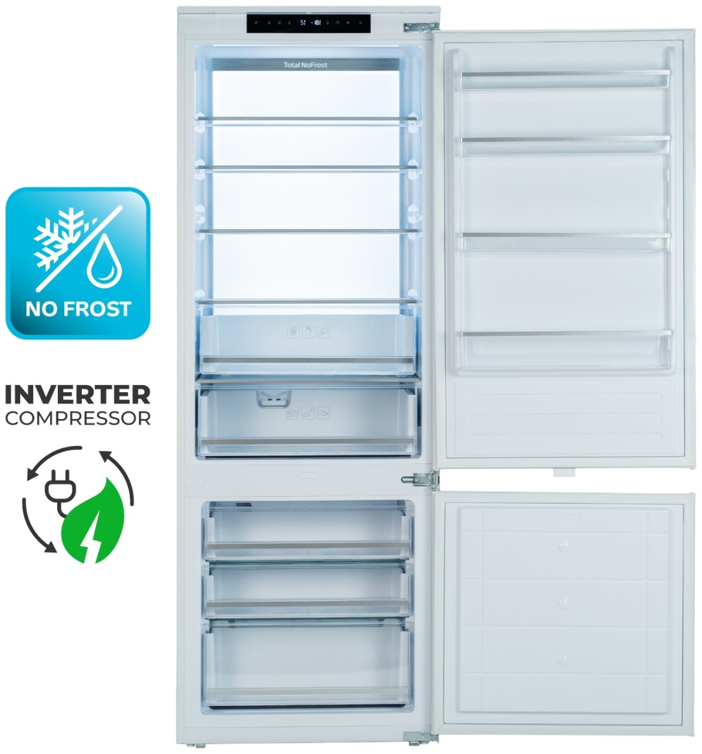 Холодильник GRAND GNBF-342NFLO белый