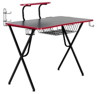 Стол компьютерный Eco Estelar Cоmet, 105х60x75 см, черно-красный