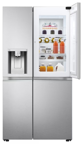 Холодильник LG GC-J257CAEV серый