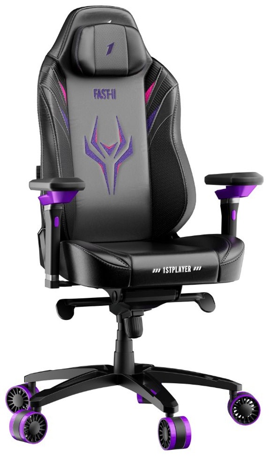 Игровое кресло 1STPLAYER FAST-IP, черный