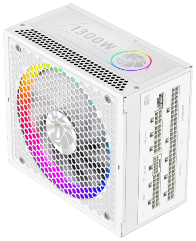 Блок питания Game Max RGB PRO 1300P WH Platinum 1300 Вт