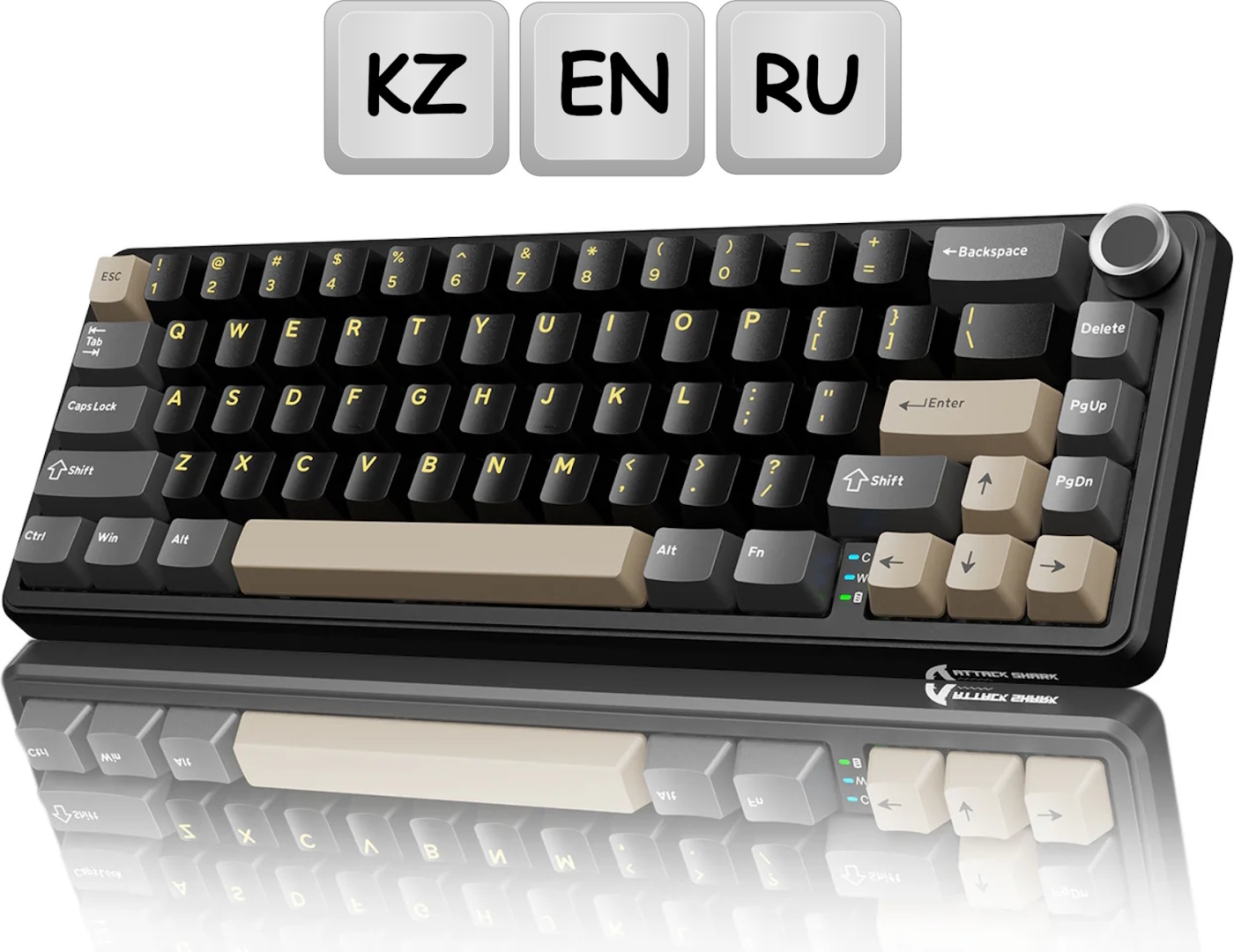 Клавиатура Attack Shark X66 черный