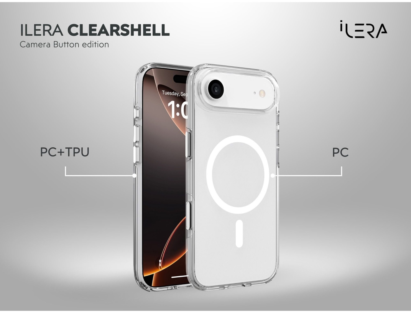 Чехол iLera для Apple iPhone Air прозрачный