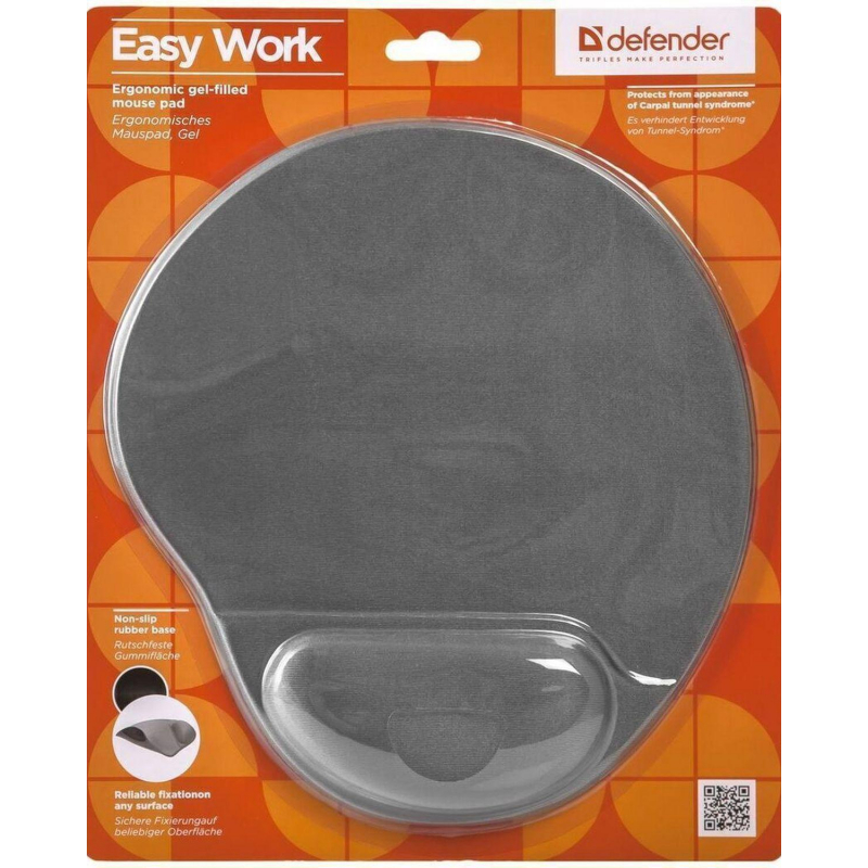 Коврик для мыши Defender Easy Work серый