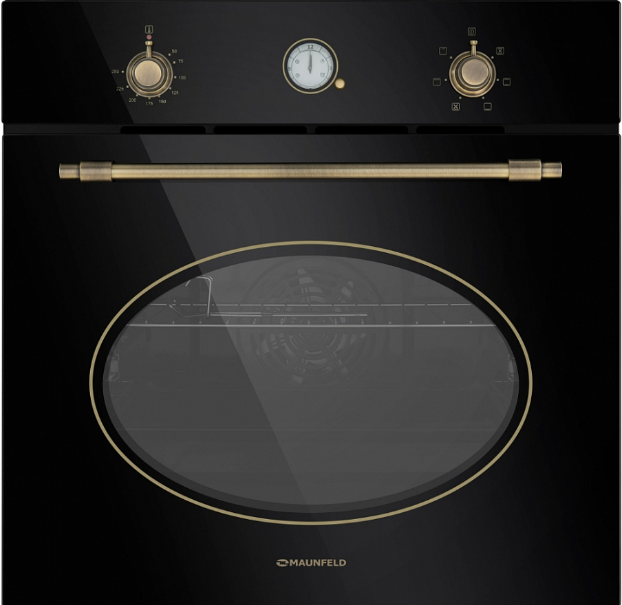 Духовой шкаф Maunfeld EOEFG.566RBG.RT черный
