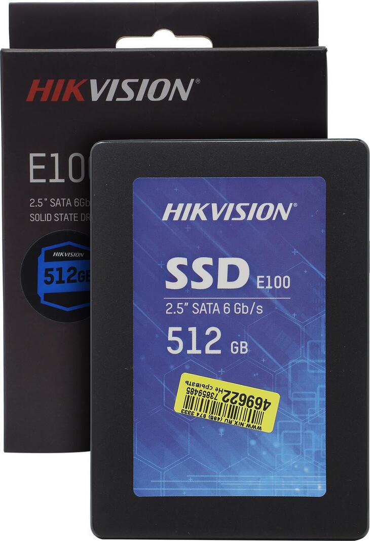 SSD накопитель Hikvision E100 HS-SSD-E100/512G 512Gb