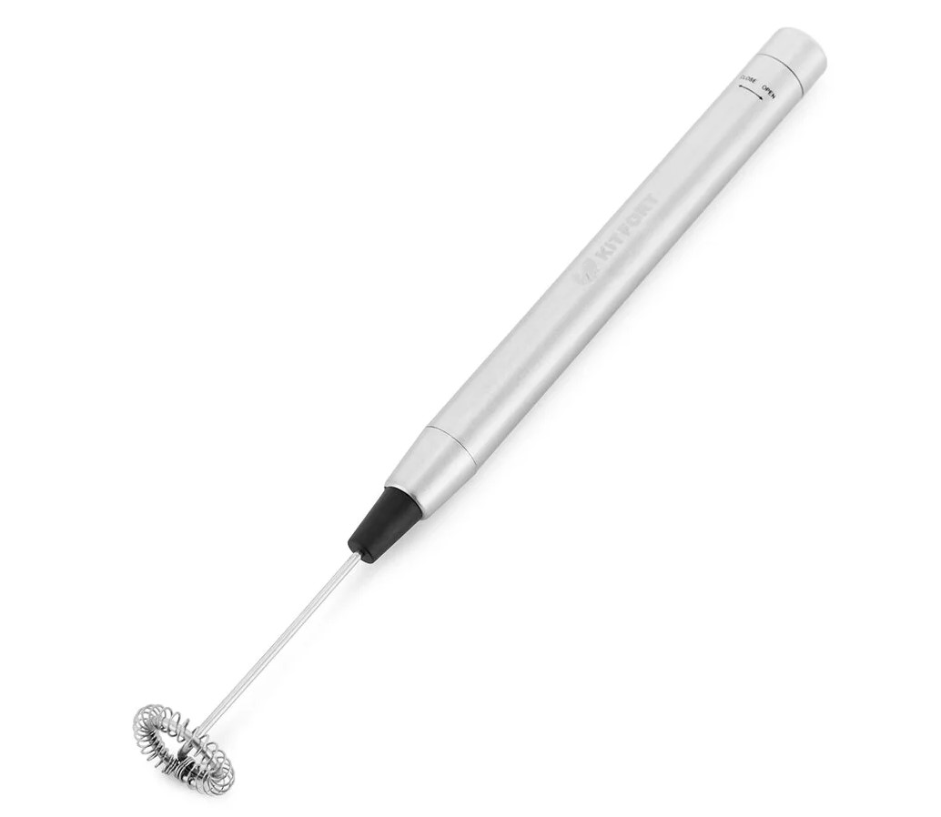 Вспениватель Kitfort КТ-721 серебристый