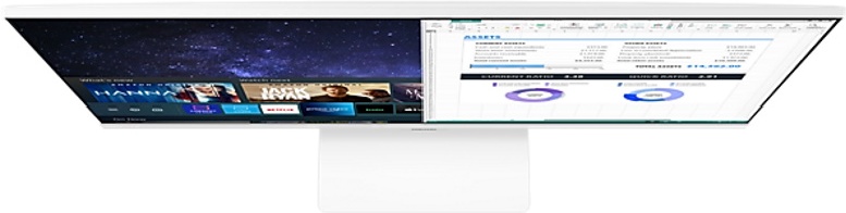 Монитор Samsung LS27AM501NIXCI белый