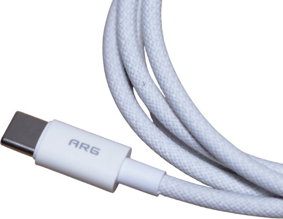 Кабель ARG USB 4 Type-C (M), 1 м, TC2 белый