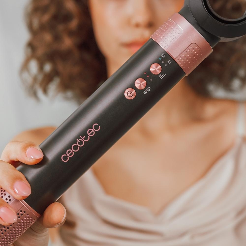 Cecotec CeramicCare AirGlam 14 в 1 стайлер черный