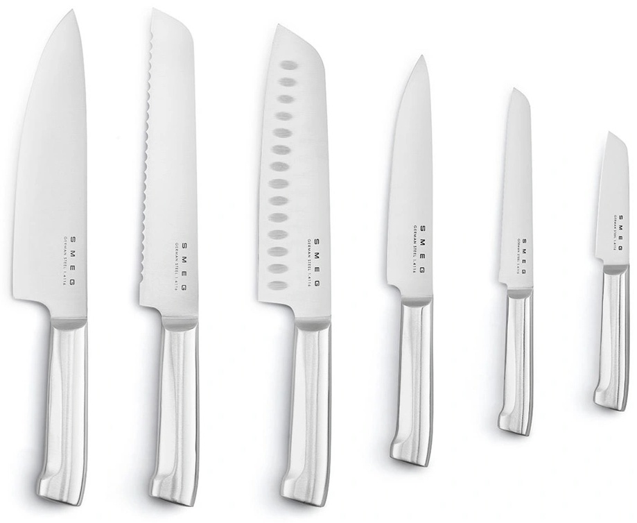 Smeg универсальный KBSF02PB, лезвие: нержавеющая сталь 6 шт