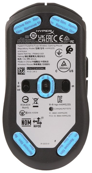 Мышь HyperX Pulsefire Fuse Wireless A1KY6AA черный