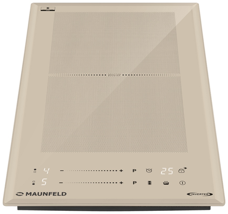 Варочная поверхность MAUNFELD CVI292S2FBG LUX Inverter бежевый