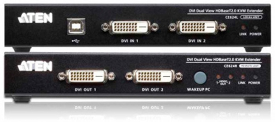 KVM-удлинитель ATEN DVI - RJ-45 CE624-AT-G
