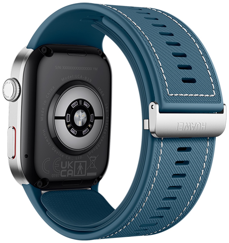 Смарт-часы Huawei WATCH D2 48 мм серебристый-синий