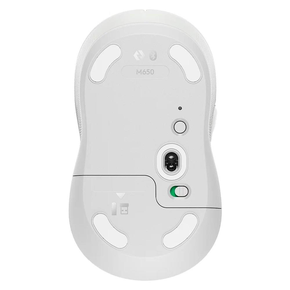 Мышь Logitech M650 Signature Bluetooth Mouse Off-White