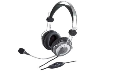 Гарнитура Genius HS-04SU, серебристая