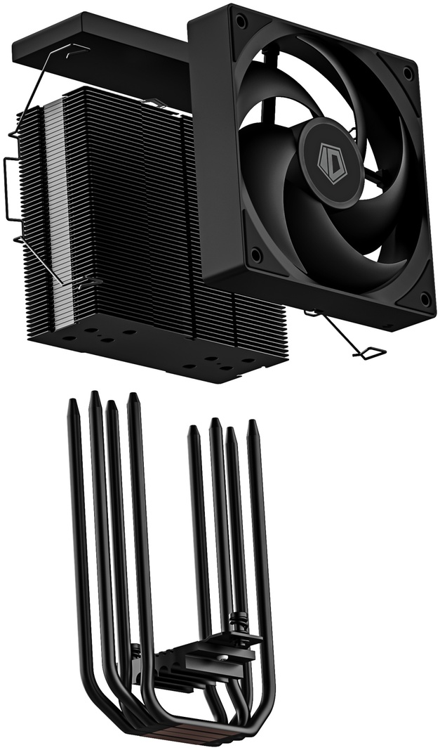 Кулер для процессора ID-Cooling SE-214-XT V2 Black, черный