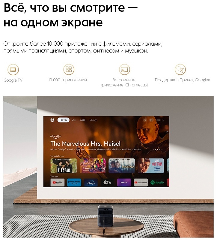 Проектор Wanbo Mozart 1 Pro 2025