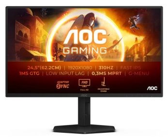 Монитор 24.5\&quot; AOC 25G4SXU/01 черный
