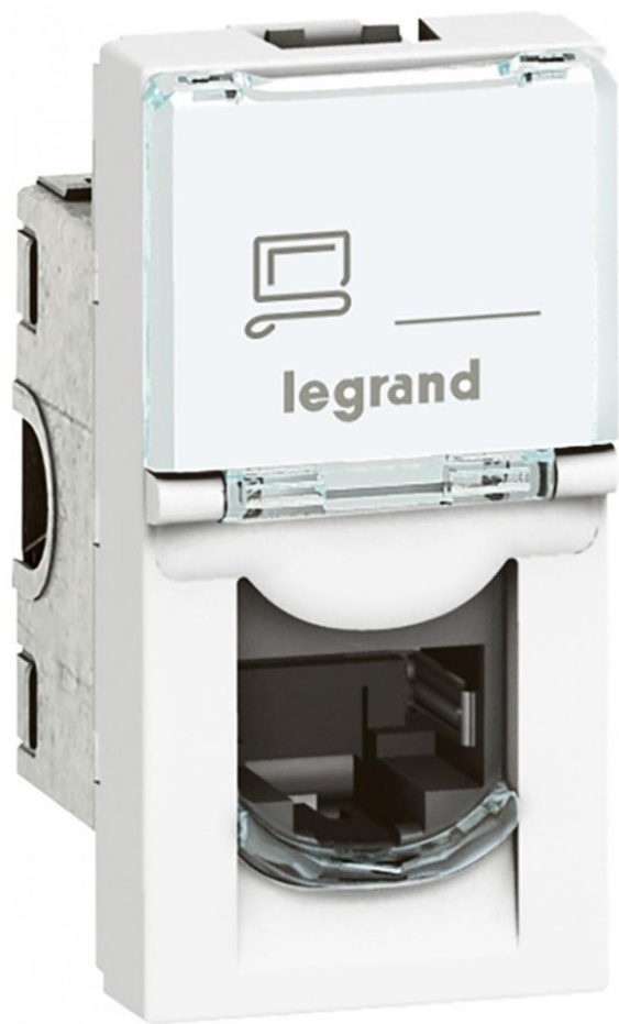 Розетка встраиваемая Legrand 076551, компьютерный (RJ45)