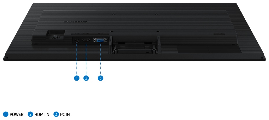 Монитор 24&quot; Samsung LS24D304GAIXCI черный