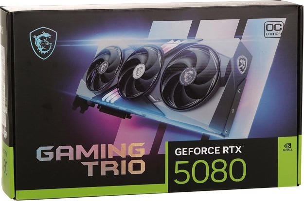 Видеокарта MSI RTX 5080 16G GAMING TRIO OC 16 Гб