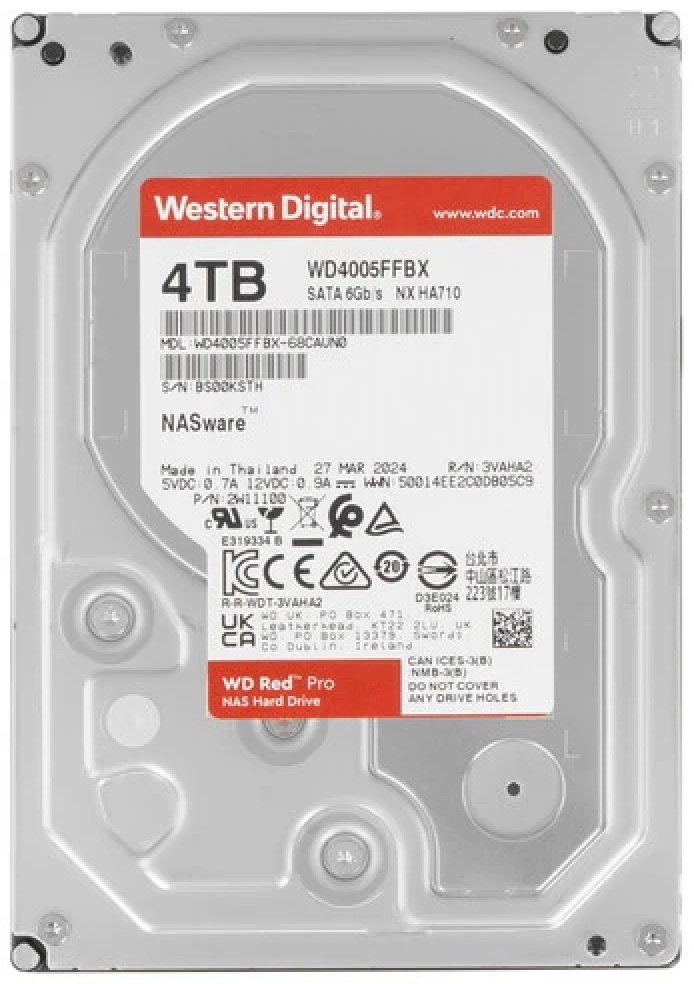 HDD Western Digital WD4005FFBX 4000 Гб