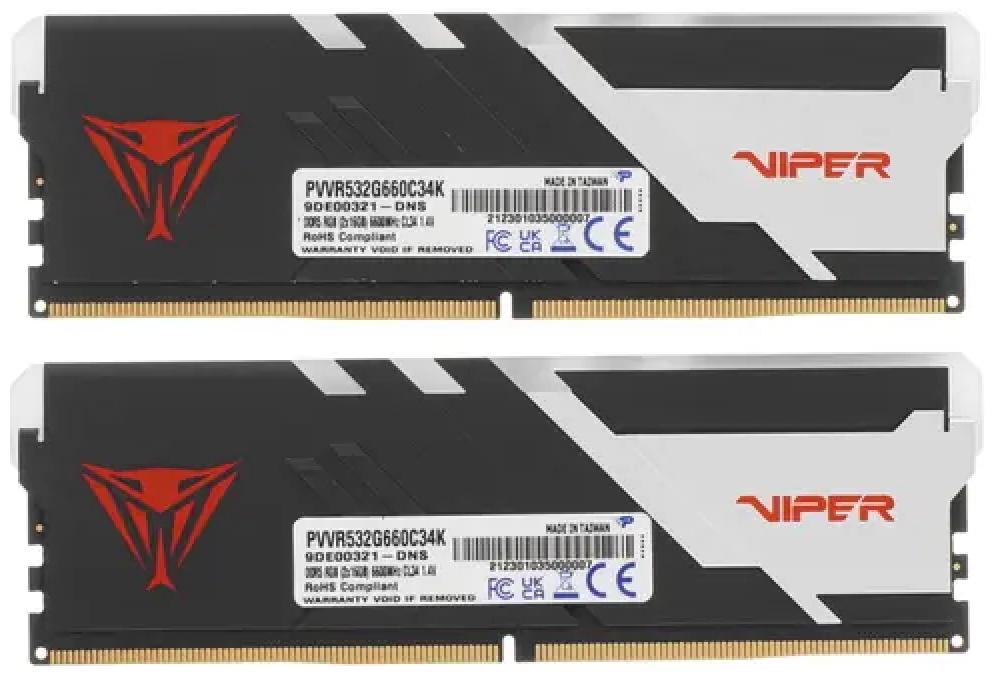Оперативная память Patriot PVVR532G660C34K 32 Гб