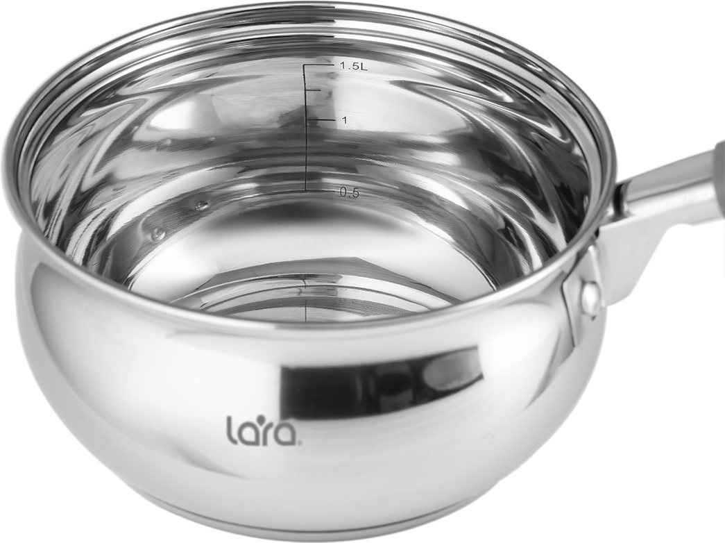 Сотейник Lara Bell LR03-14 1.8 л нержавеющая сталь
