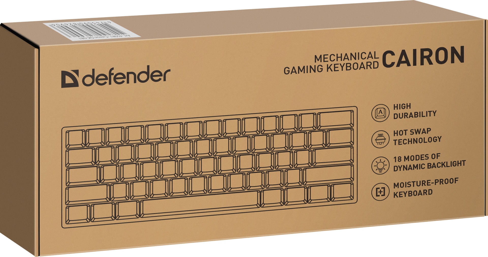 Клавиатура Defender Cairon GK-081 черный