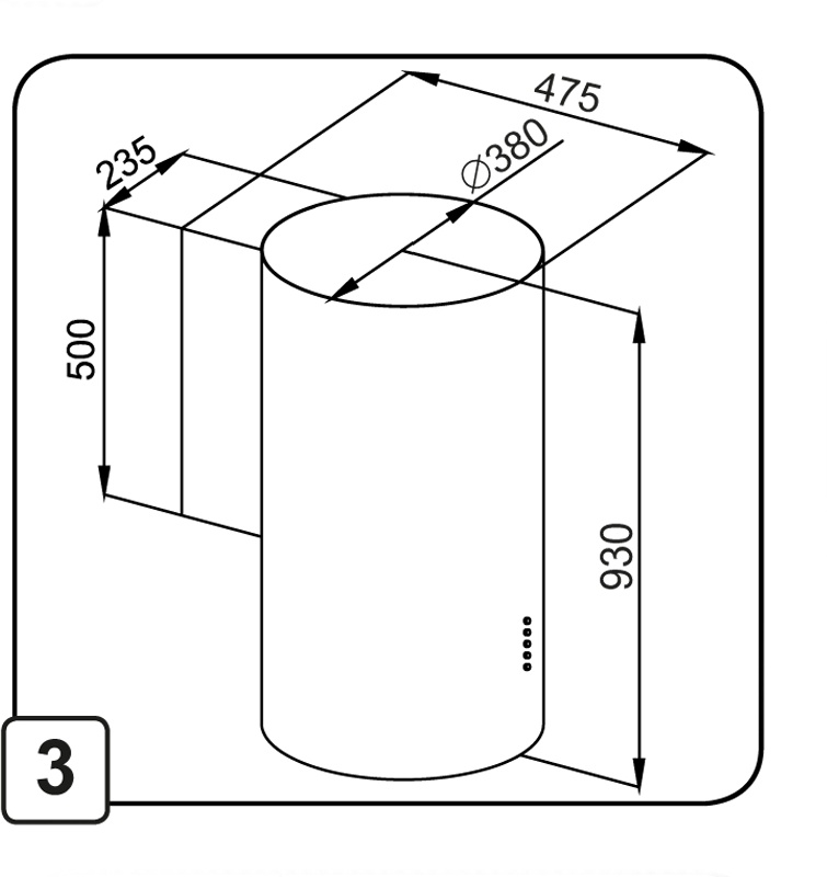 Вытяжка Maunfeld Lee Side C 39, белая