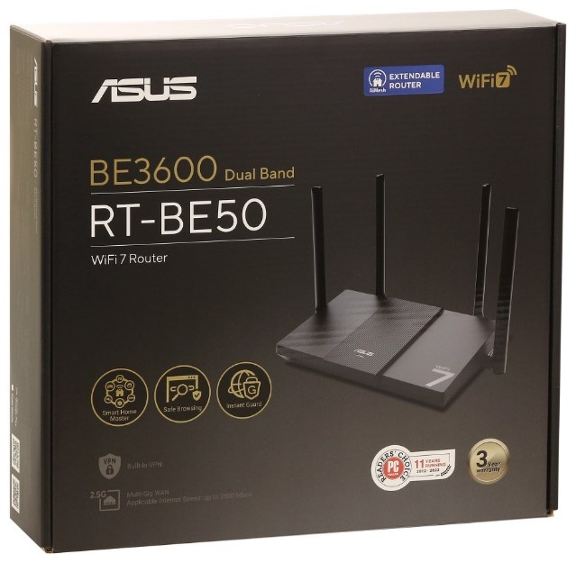 Маршрутизатор ASUS RT-BE50 (90IG09U0-MO3S00)