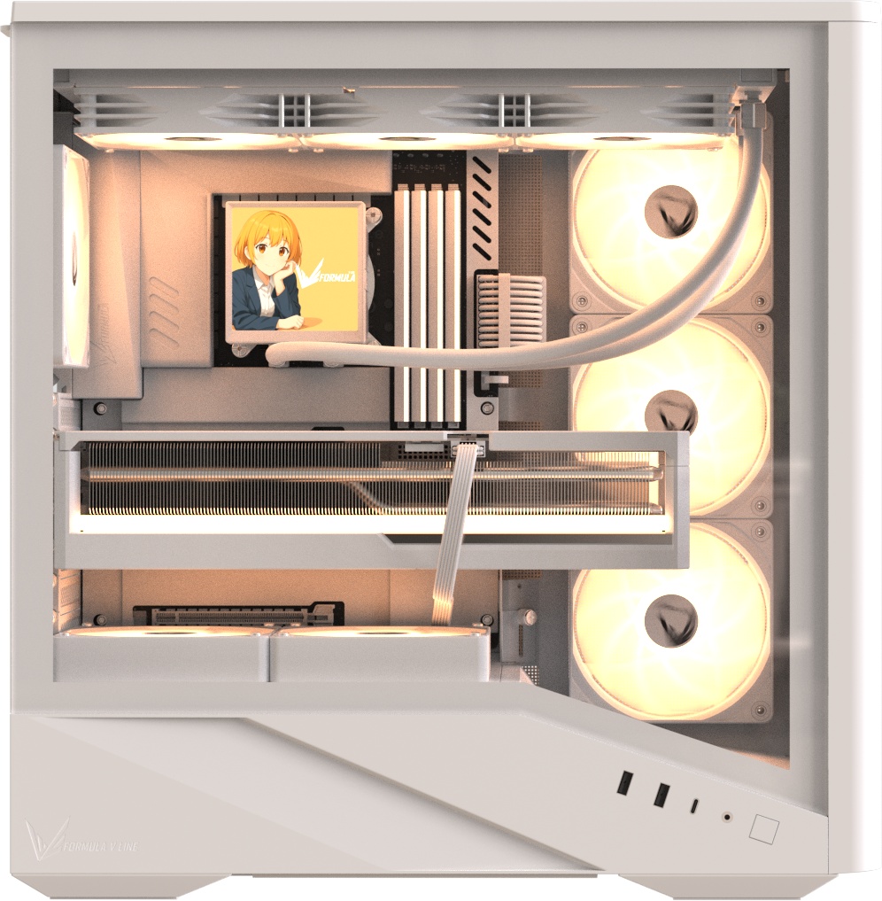 Корпус Formula V Air Power G9 DUO SA белый