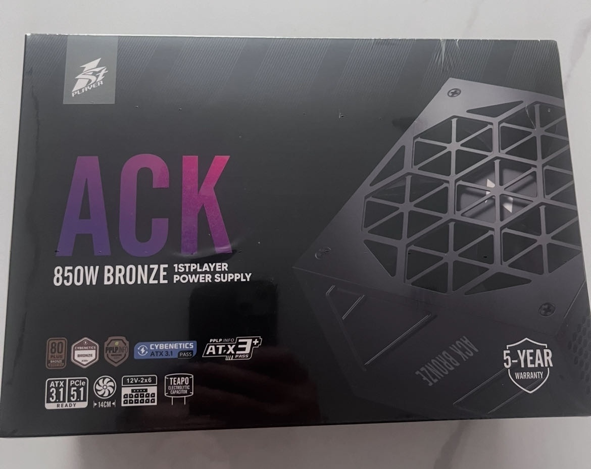 Блок питания 1STPLAYER HA-850W-AA2-BK 850 Вт