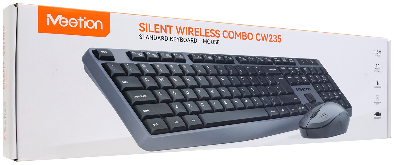 Клавиатура MeeTion MT-CW235 Black черный