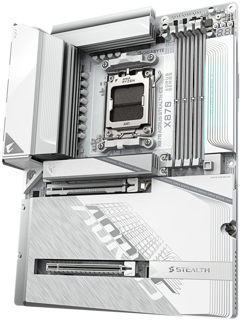 Материнская плата GIGABYTE X870 A STEALTH ICE