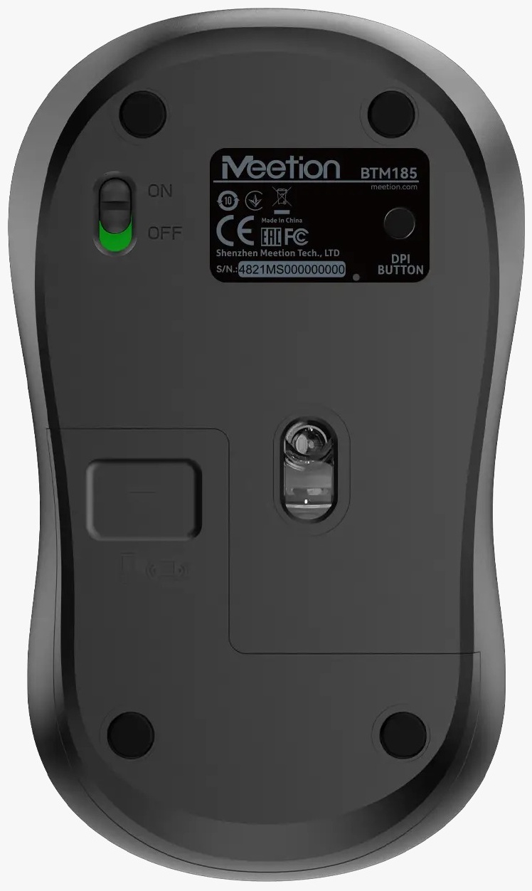 Мышь MeeTion BTM185 Black черный
