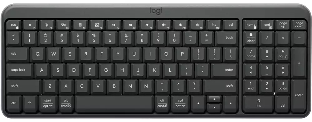 Клавиатура Logitech K250, черная