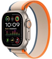 Смарт-часы Apple Watch Ultra 2 GPS + Cellular, 49mm Titanium Case with Orange/Beige Trail Loop - S/M (MRF13GK/A)
