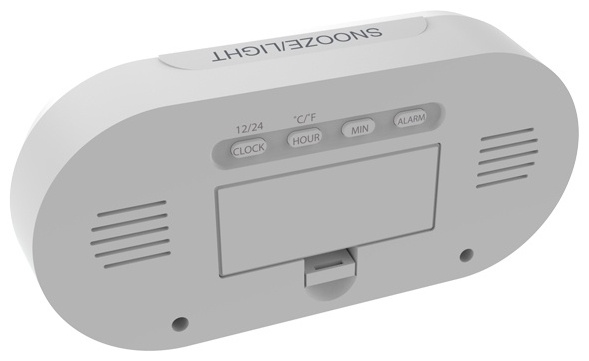 Часы с термометром Ritmix CAT-110, белые