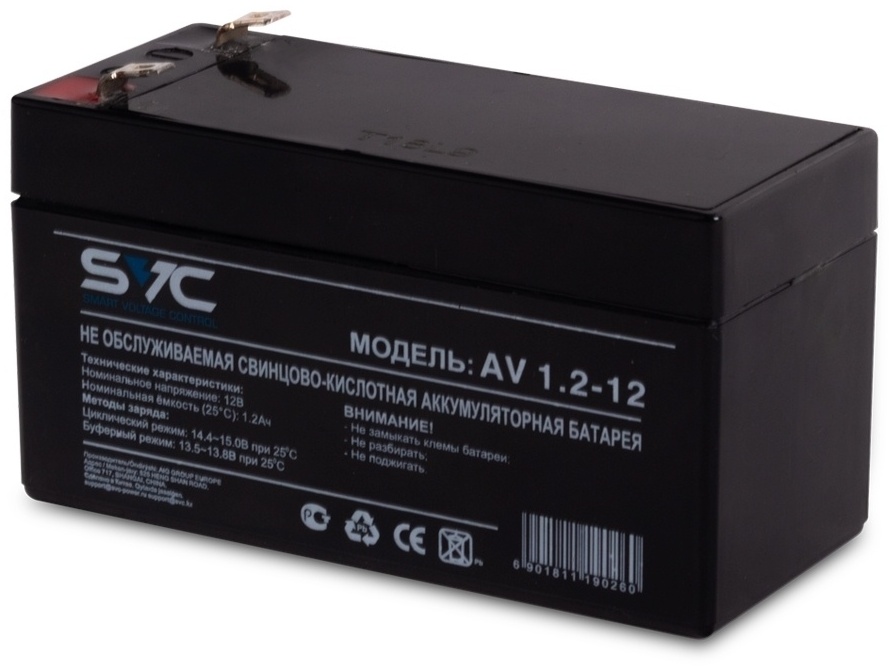 SVC AV1.2-12 12В 1.2Ач