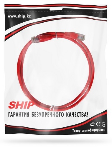 Патч корд SHIP RJ-45 - RJ-45 1 м S3025RD0100-P