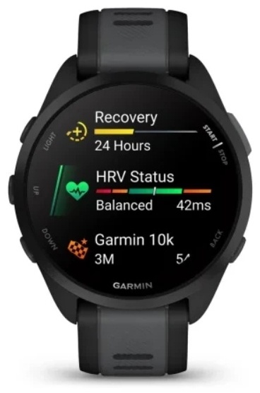 Смарт-часы Garmin Forerunner 165 Music черно-серые