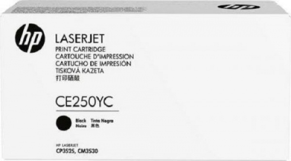HP CE250YC черный