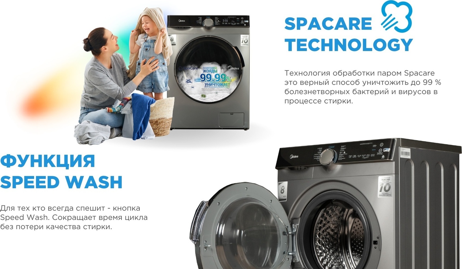 Midea MFK03W80B/S-C серый