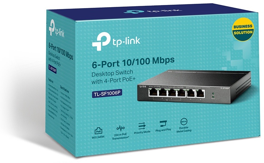 TP-Link TL-SF1006P черный