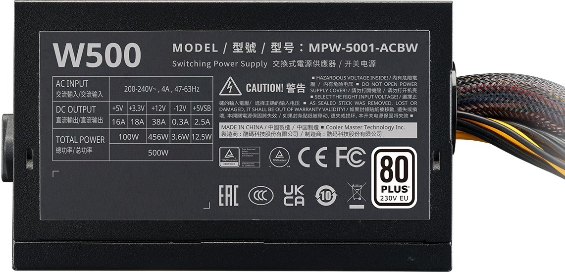 Cooler Master MPW-5001-ACBW-BEU 500 Вт