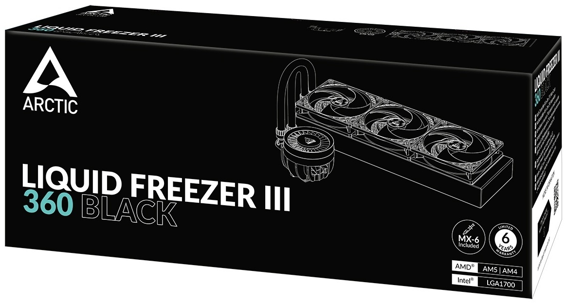 Arctic Liquid Freezer III - 360 (Black)