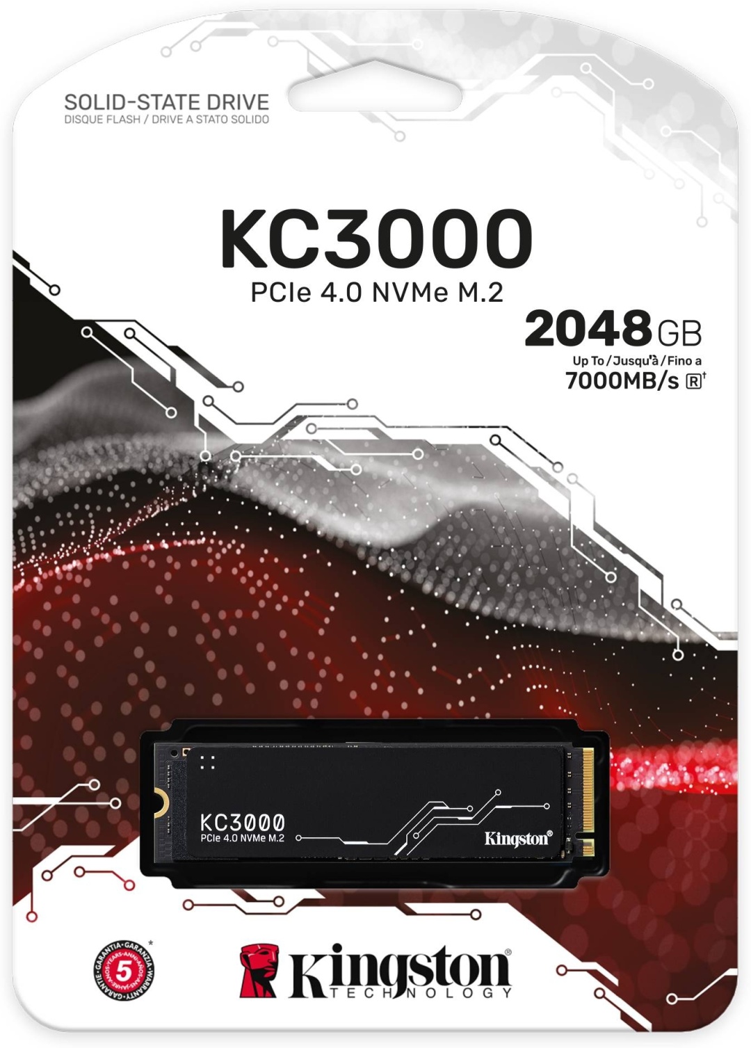 SSD Kingston KC3000 SKC3000D/2048G 2000 ГБ